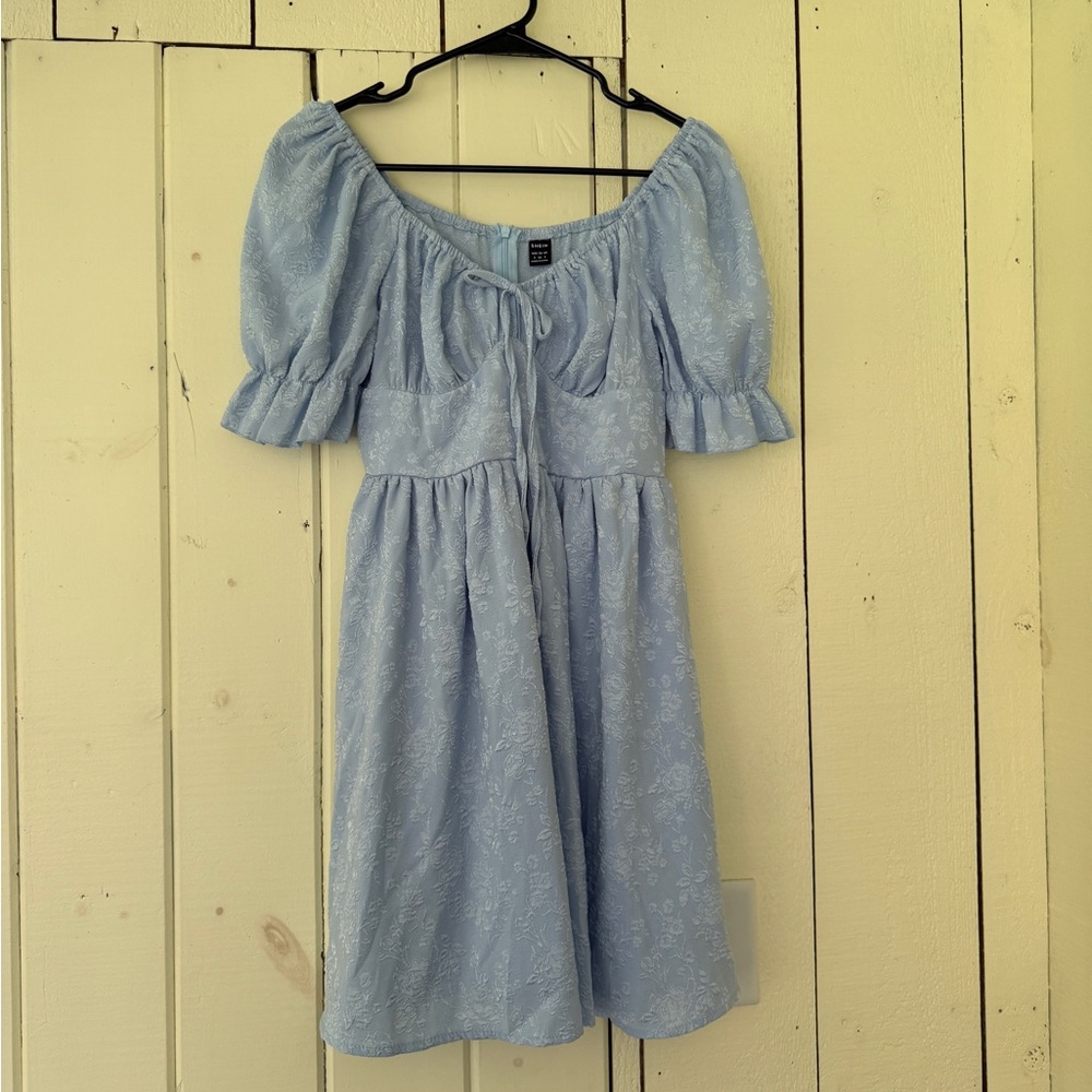 Light Blue Mini Dress